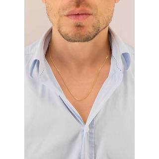 MUAU Schmuck  Collier Panzer Gelbgold 750, 1.7mm, 36cm 