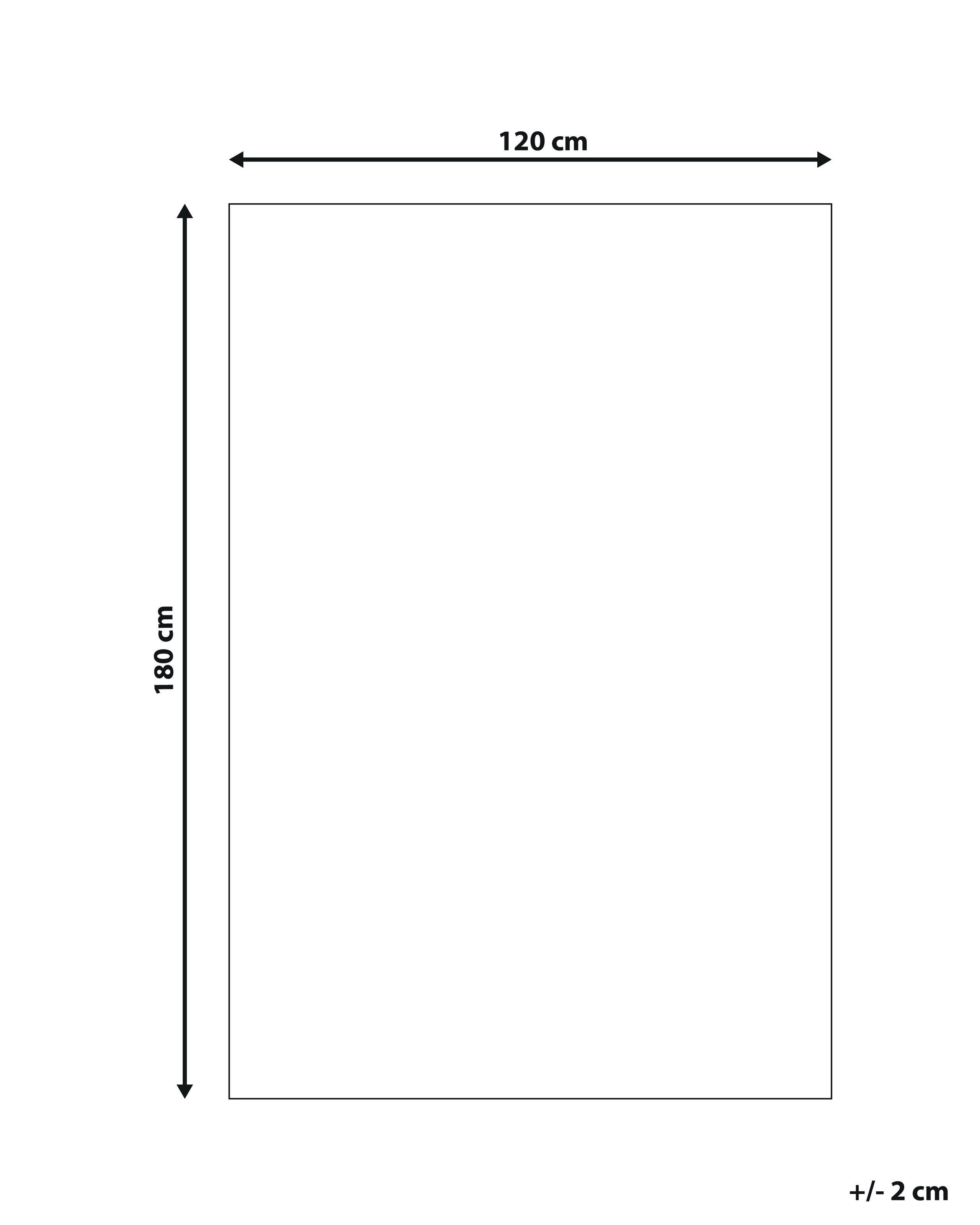 Beliani Outdoorteppich aus Polypropylen Retro SIKAR  