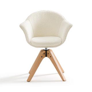La Redoute Intérieurs Drehbarer Bürostuhl aus Bouclé  