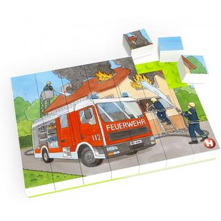 HUBELiNO  Puzzle Feuerwehr Einsatz (35Teile) 