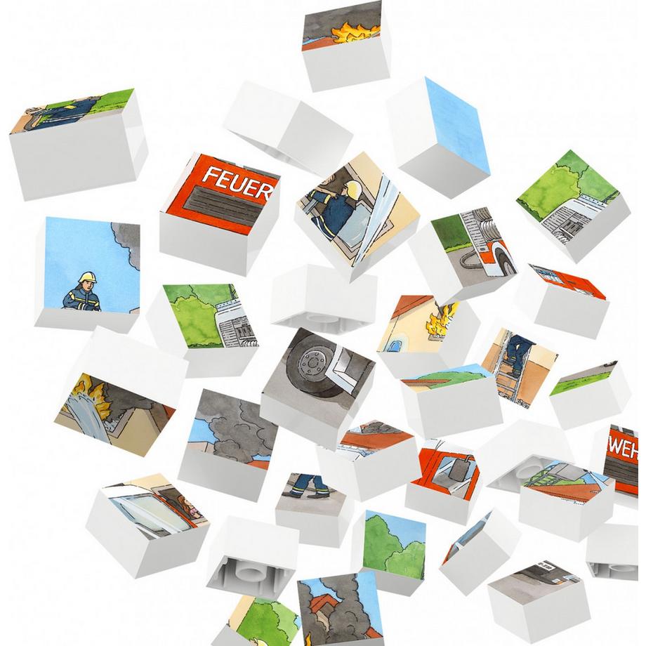 HUBELiNO  Puzzle Feuerwehr Einsatz (35Teile) 