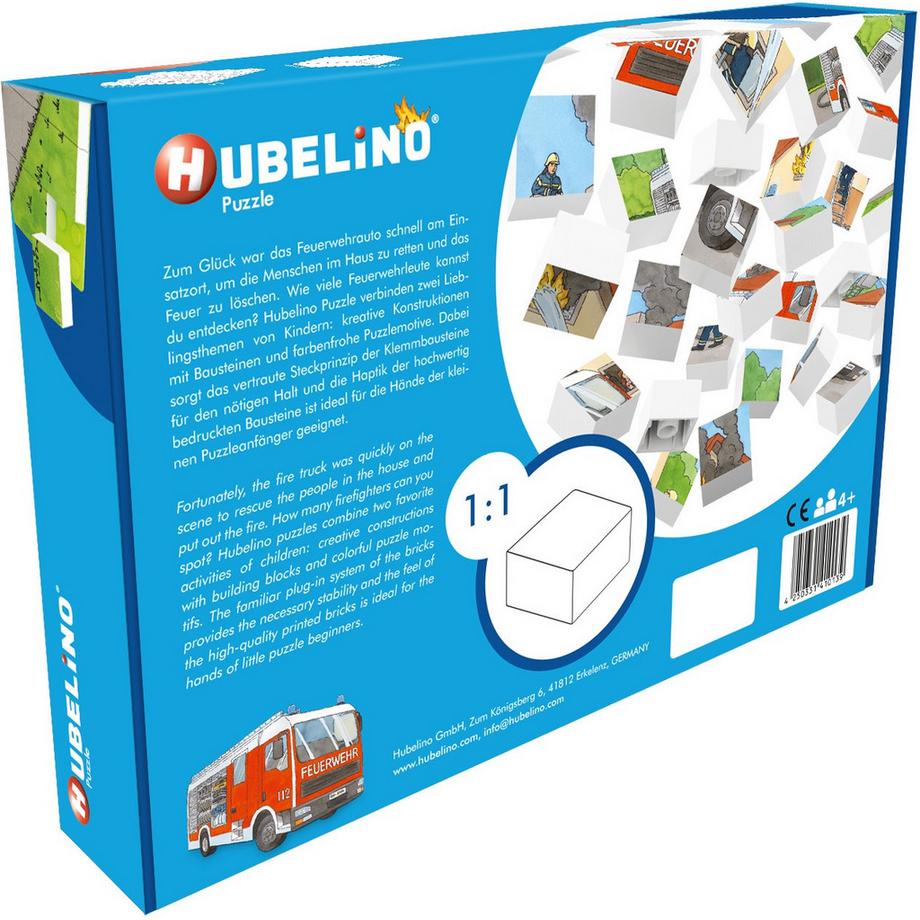 HUBELiNO  Puzzle Feuerwehr Einsatz (35Teile) 