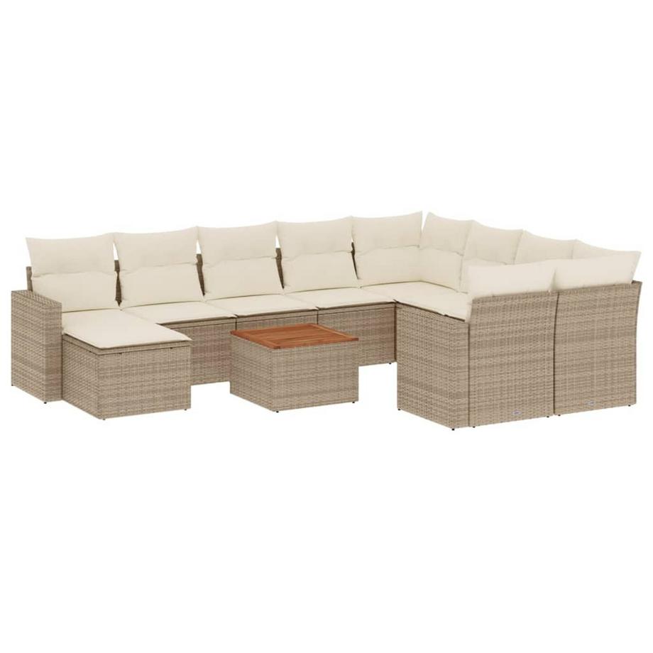 Ensemble de canapés de jardin rotin synthétique