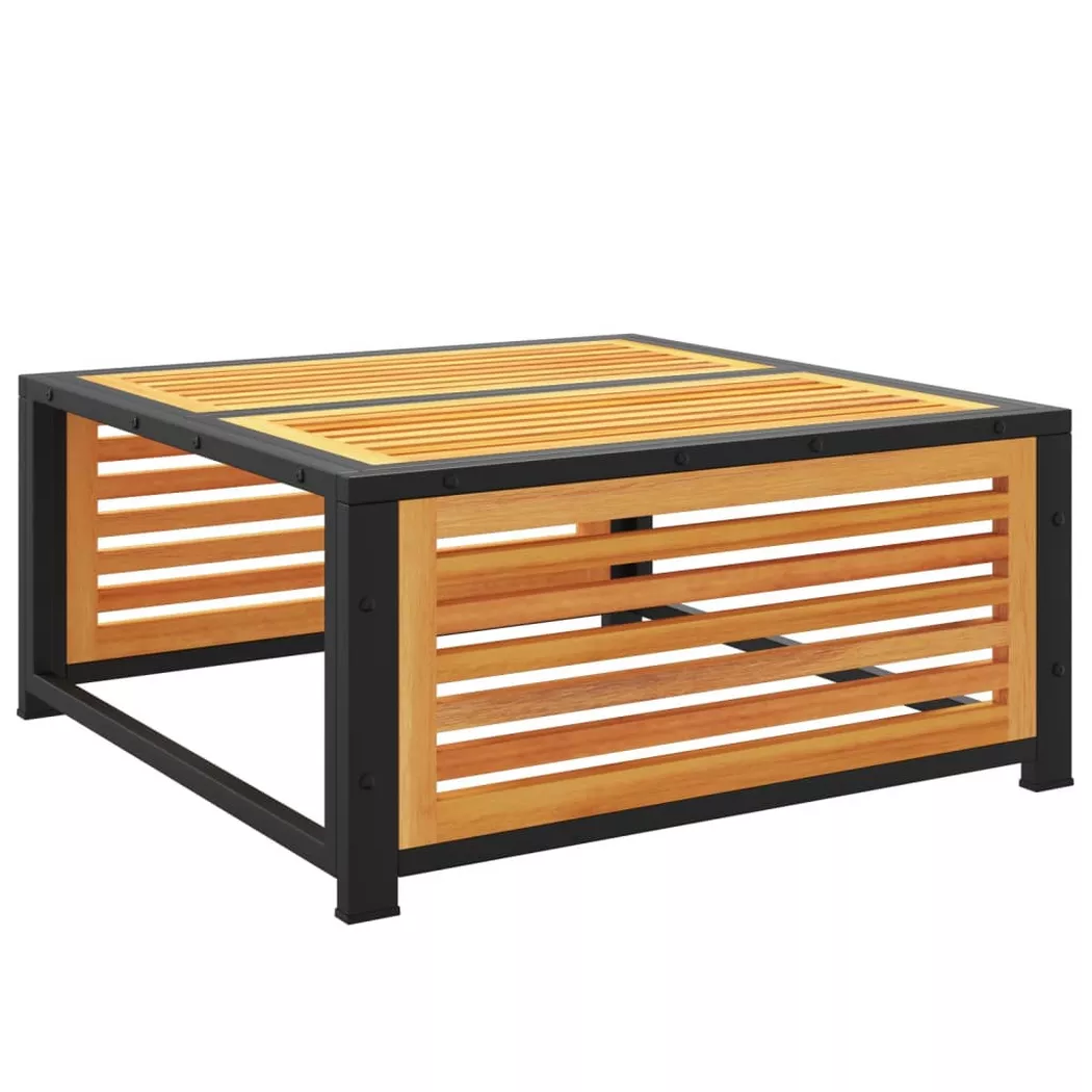 Table de jardin 68x68x30 cm bois massif d'acacia Vidaxl