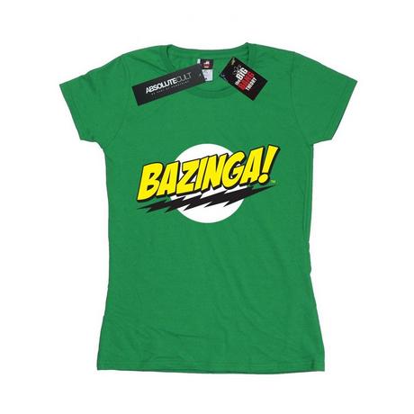 The Big Bang Theory Bazinga T-Shirt Stampata Slim Fit  