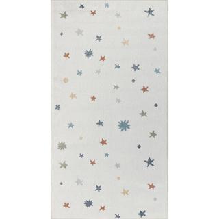 LIVABLISS STELLA Tapis Enfant Lavable en Machine Étoiles  