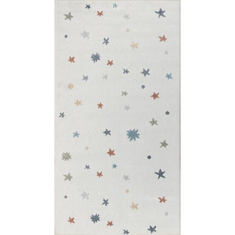 LIVABLISS STELLA Tapis Enfant Lavable en Machine Étoiles  