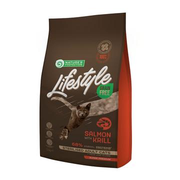 Grain Free Adult Sterilised avec saumon et crevette