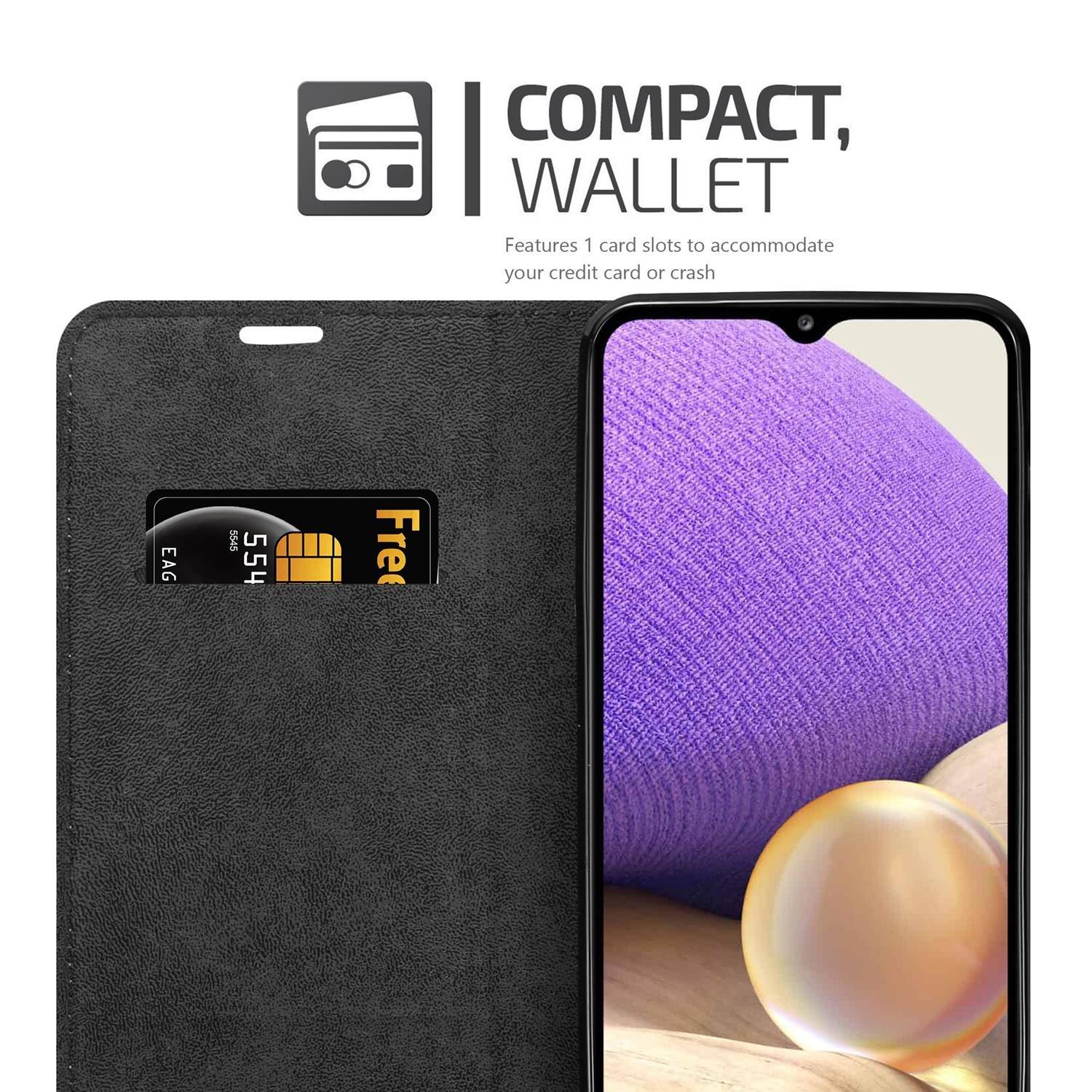 Cadorabo  Housse compatible avec Samsung Galaxy A32 5G - Coque de protection avec fermeture magnétique, fonction de support et compartiment pour carte 