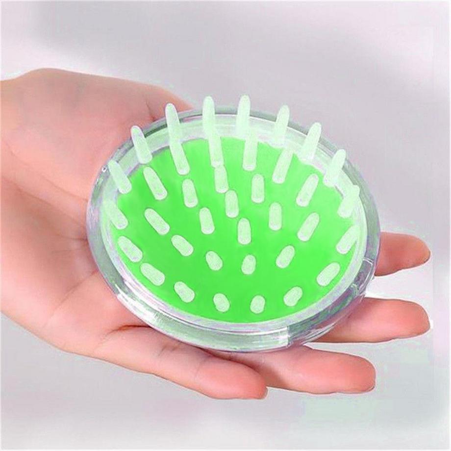 B2X  Spazzola per massaggio del cuoio capelluto - Verde 