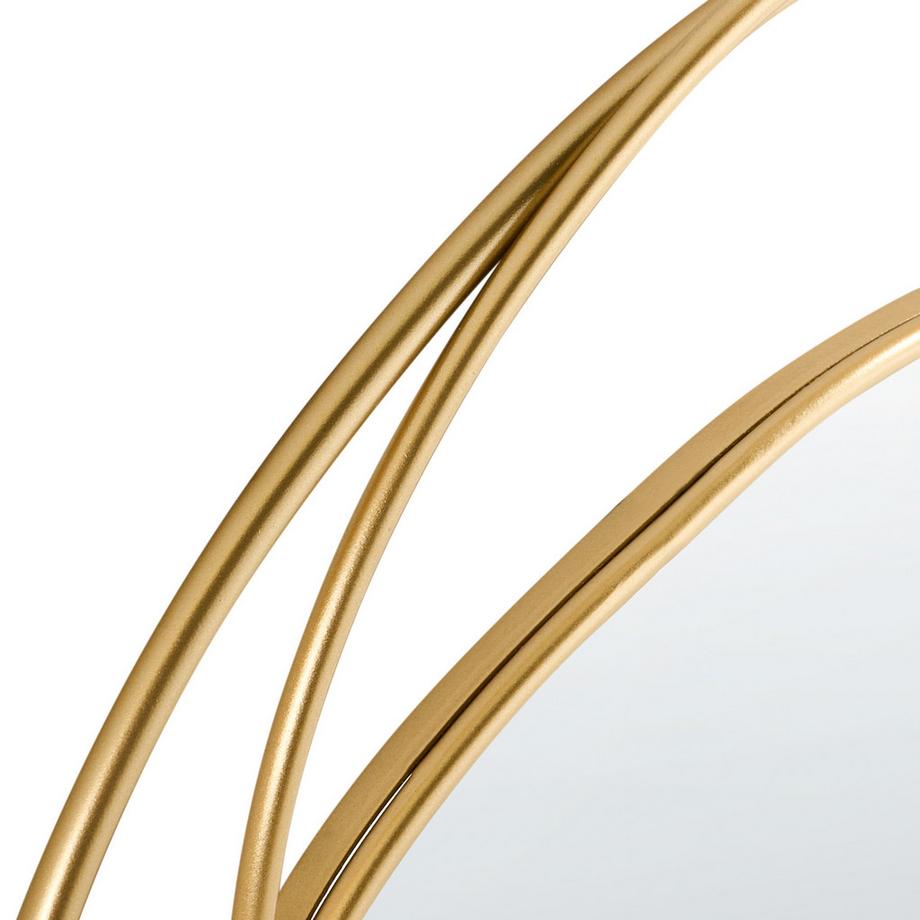 Beliani Miroir en Métal Rétro COURCY  