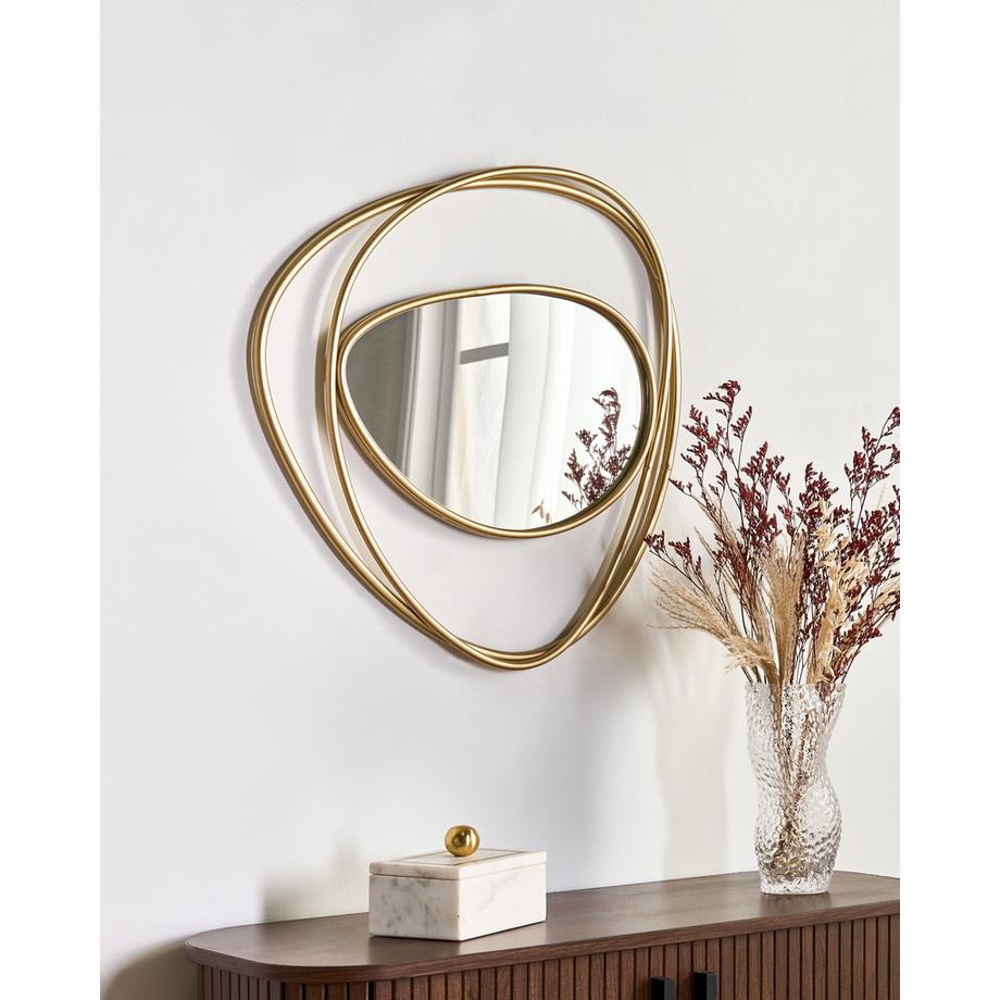 Beliani Miroir en Métal Rétro COURCY  