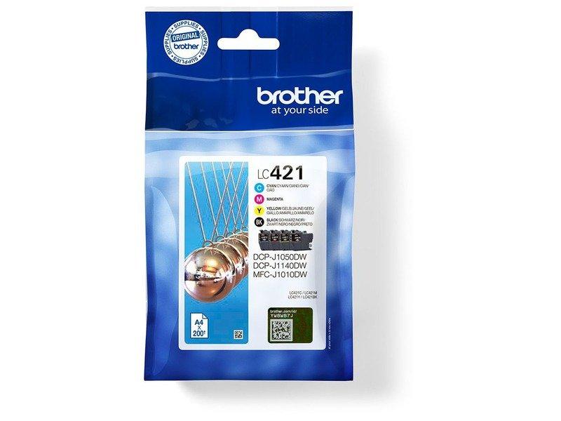 brother  BROTHER Valuepack Tinte CMYBK LC-421VAL DCP-J1050 200 Seiten 