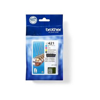 brother  BROTHER Valuepack Tinte CMYBK LC-421VAL DCP-J1050 200 Seiten 