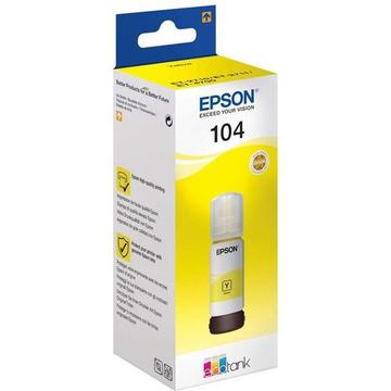 104 EcoTank Yellow ink bottle