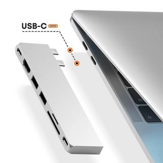 SATECHI  Hub MacBook Satechi Pro Hub Slim argento 
