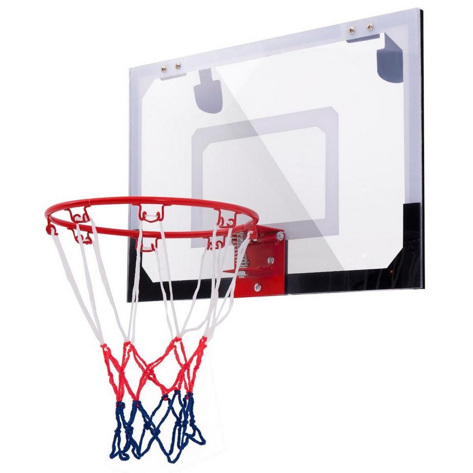 Northix  Ensemble de panier de basket-ball, panneau pour enfants avec anneau et filet 45 x 30 cm 