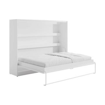 Letto estraibile 140 x 200 cm Apertura orizzontale manuale Con LED Bianco - RAPILI