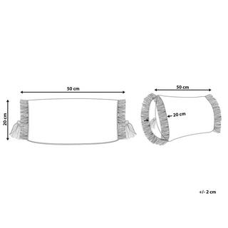 Beliani Dekokissen aus Baumwolle Boho NAHLEH  