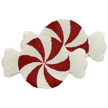 Kissen 2er Set aus Polyester Klassisch SPIRAL CANDY