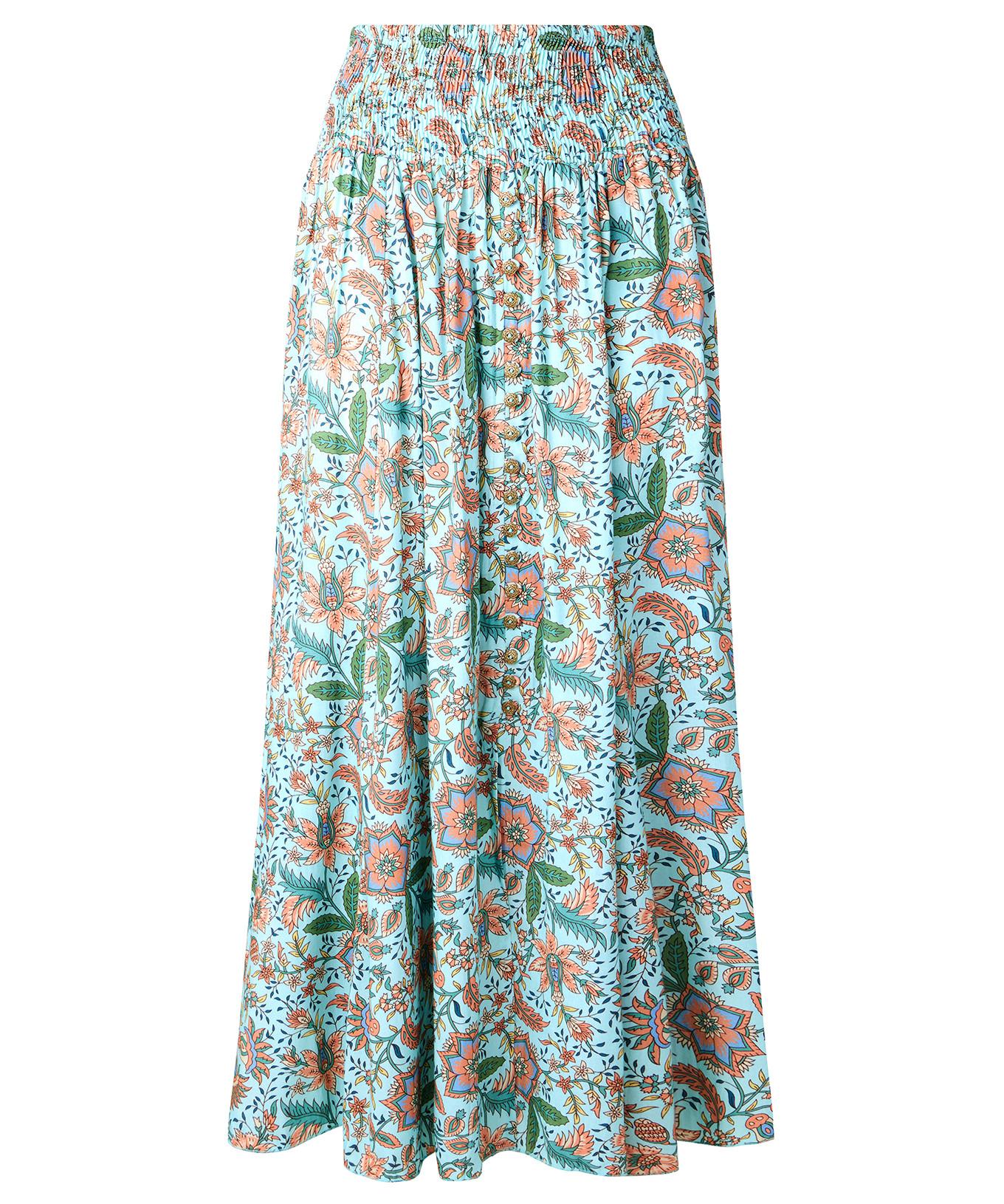 Joe Browns Jupe Maxi Florale Taille Froncée  