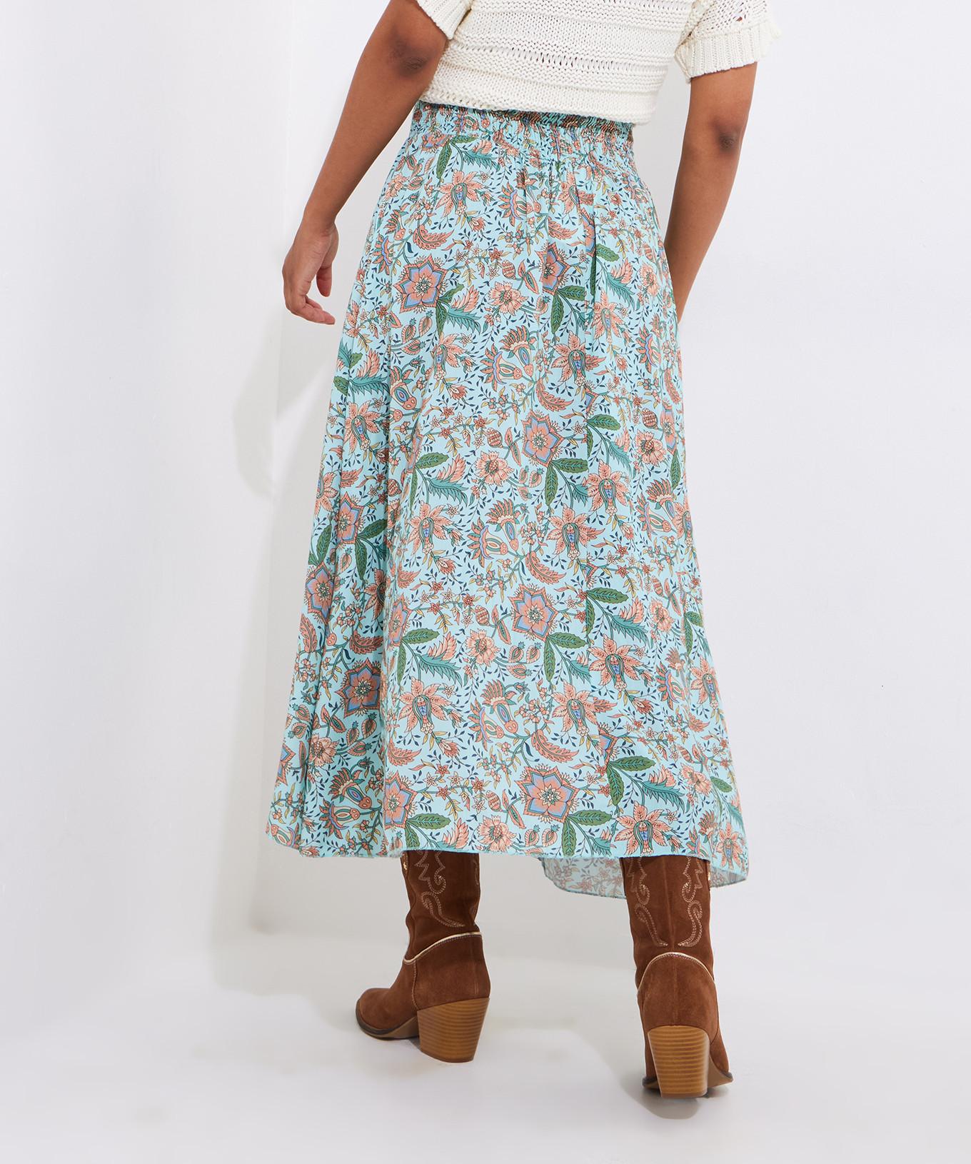 Joe Browns Jupe Maxi Florale Taille Froncée  