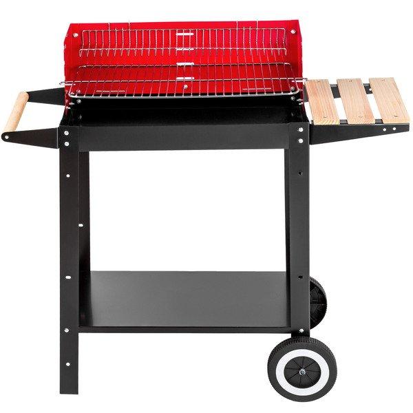 Tectake Holzkohlegrill Grillwagen  