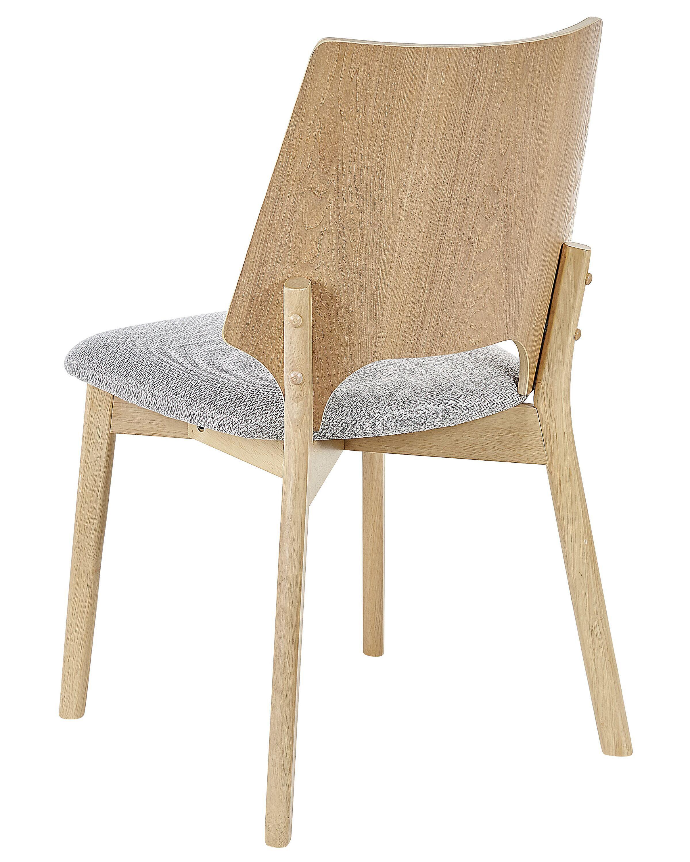 Beliani Lot de 2 chaises de salle à manger en Contreplaqué Rétro ABEE  