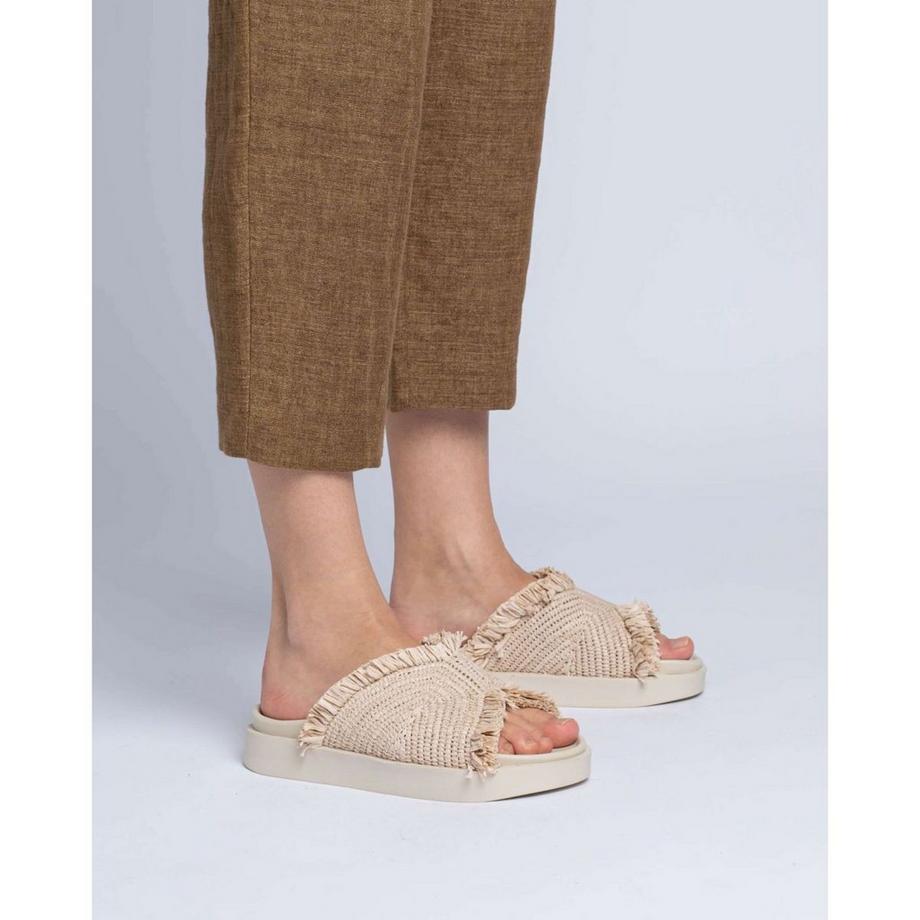 INUIKII  slides raffia moon 