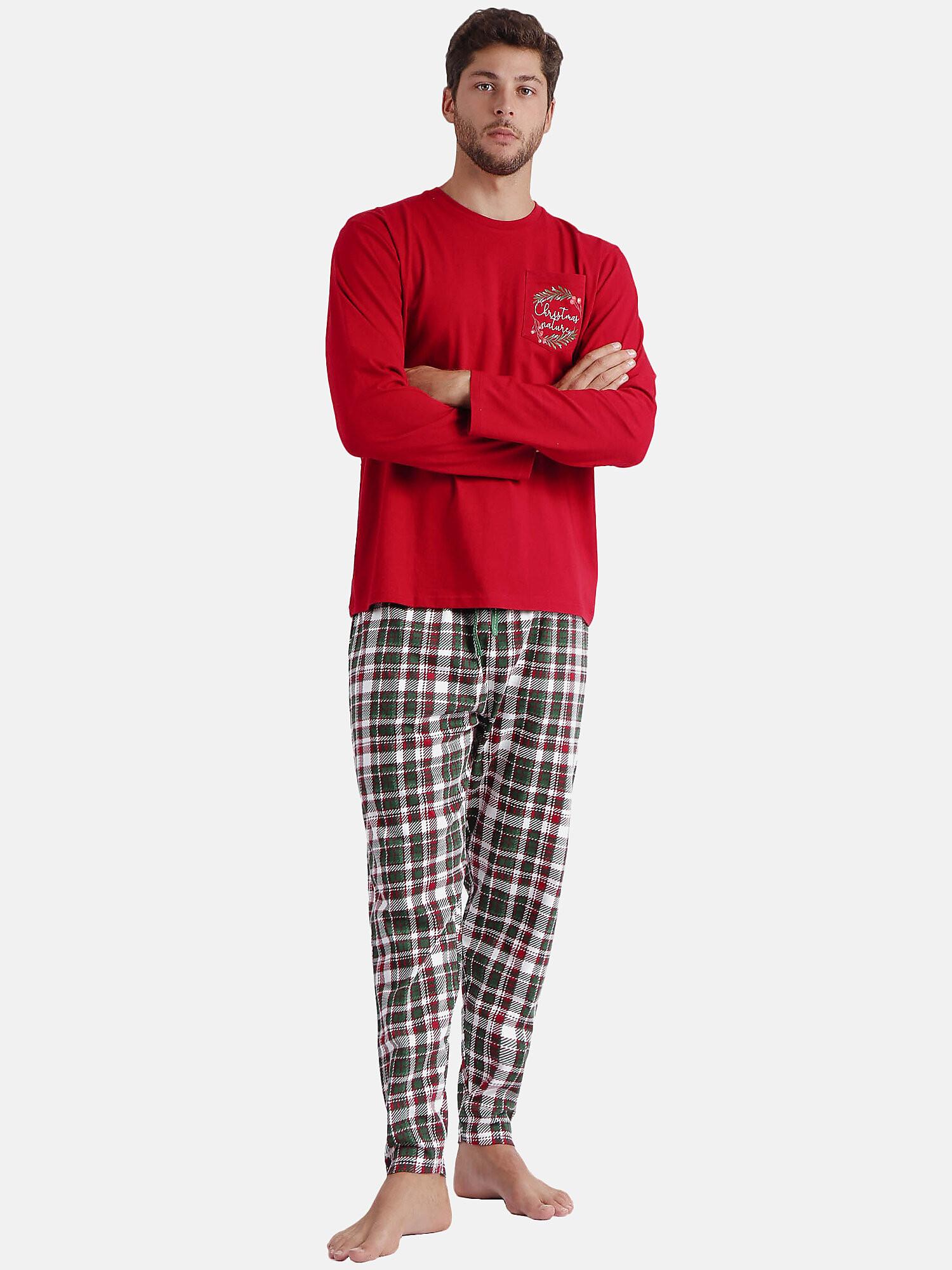 Admas  Pigiama loungewear pantaloni e top Christmas Nature 