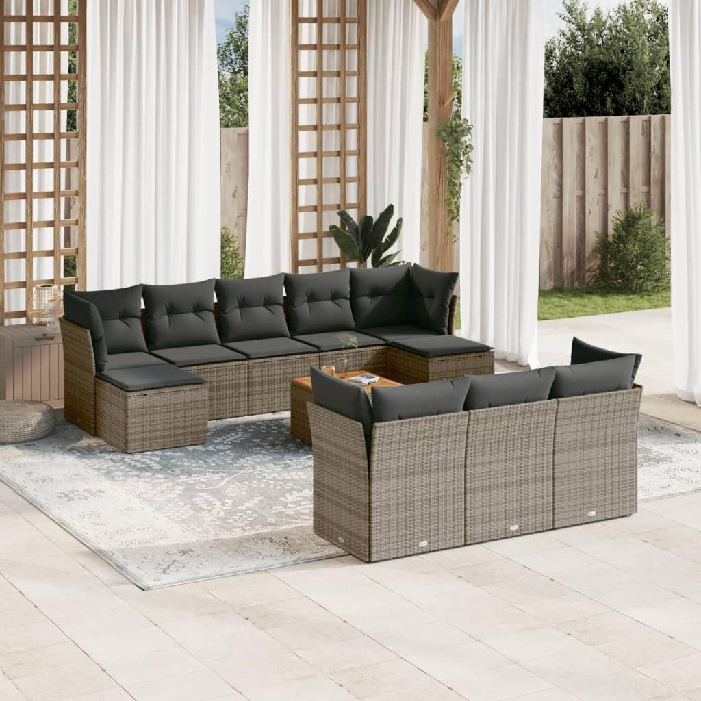 VidaXL Garten sofagarnitur poly-rattan  