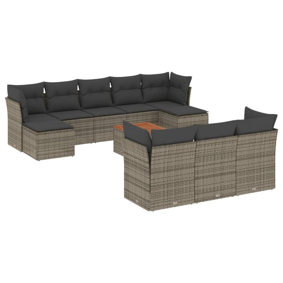 set divano da giardino Polirattan