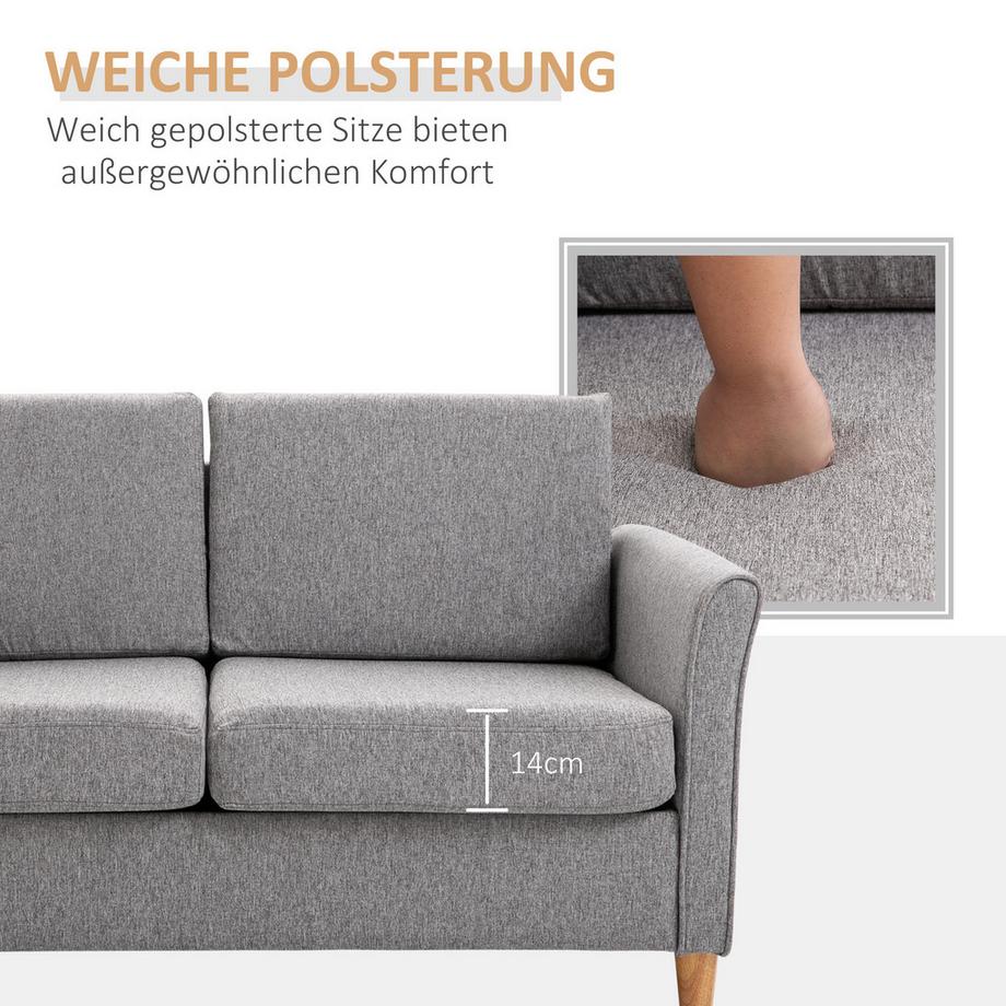 HOMCOM Sofa 2-Sitzer  