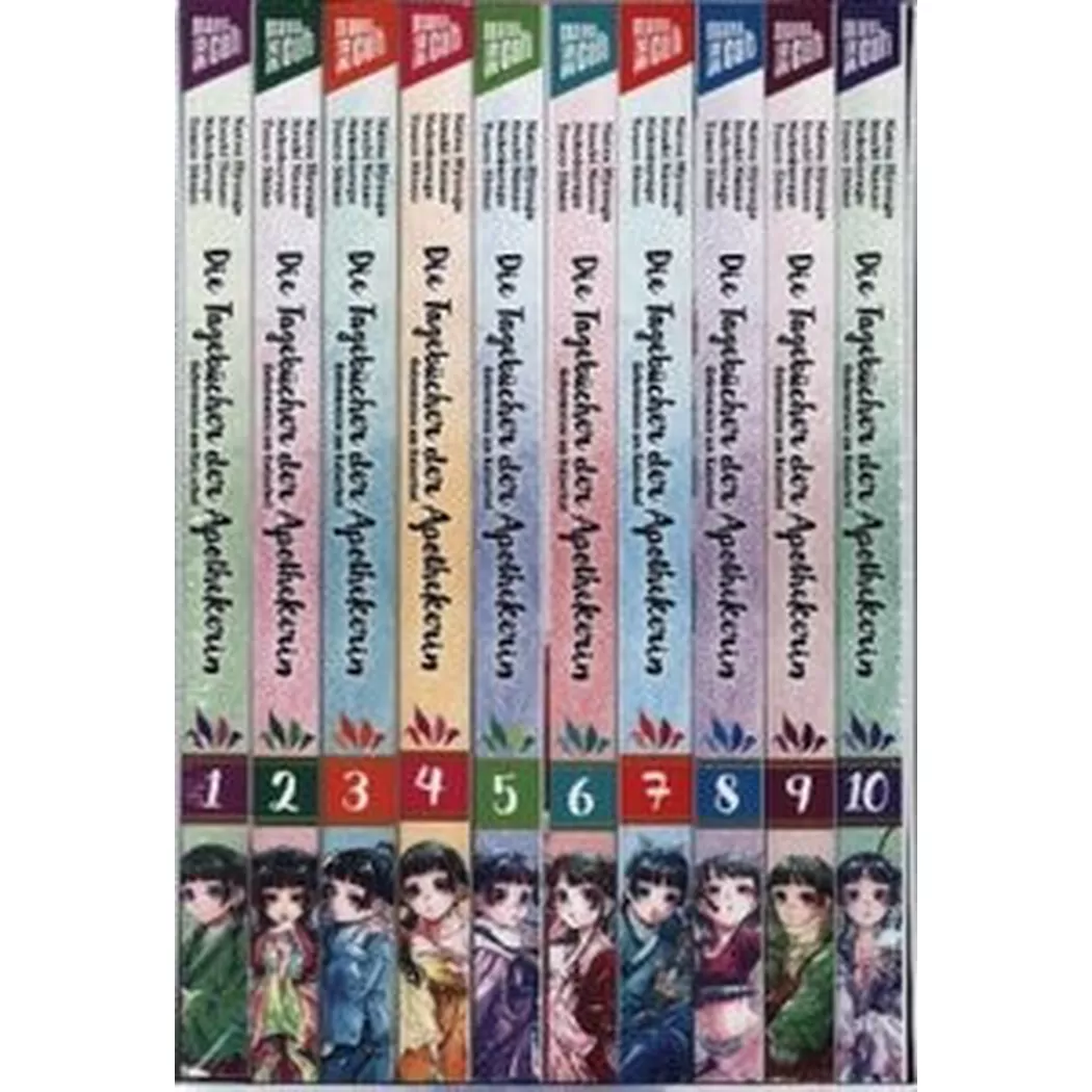Manga Cult - Die Tagebücher der Apothekerin - Geheimnisse am Kaiserhof 1-10 im Schuber