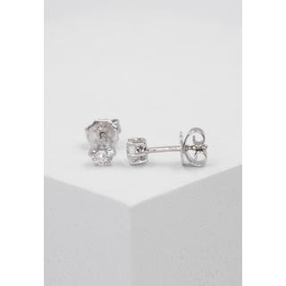 MUAU Schmuck  Ohrstecker Diamant 0.40ct. Weissgold 750 