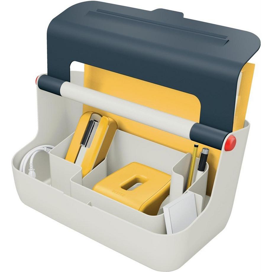 Leitz LEITZ Aufbewahrungsbox Cosy 6125-00-89 grau/weiss 387x234x216mm  