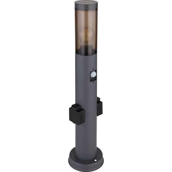 mutoni Lampada da esterno Boston acciaio inox antracite 13x13x60  