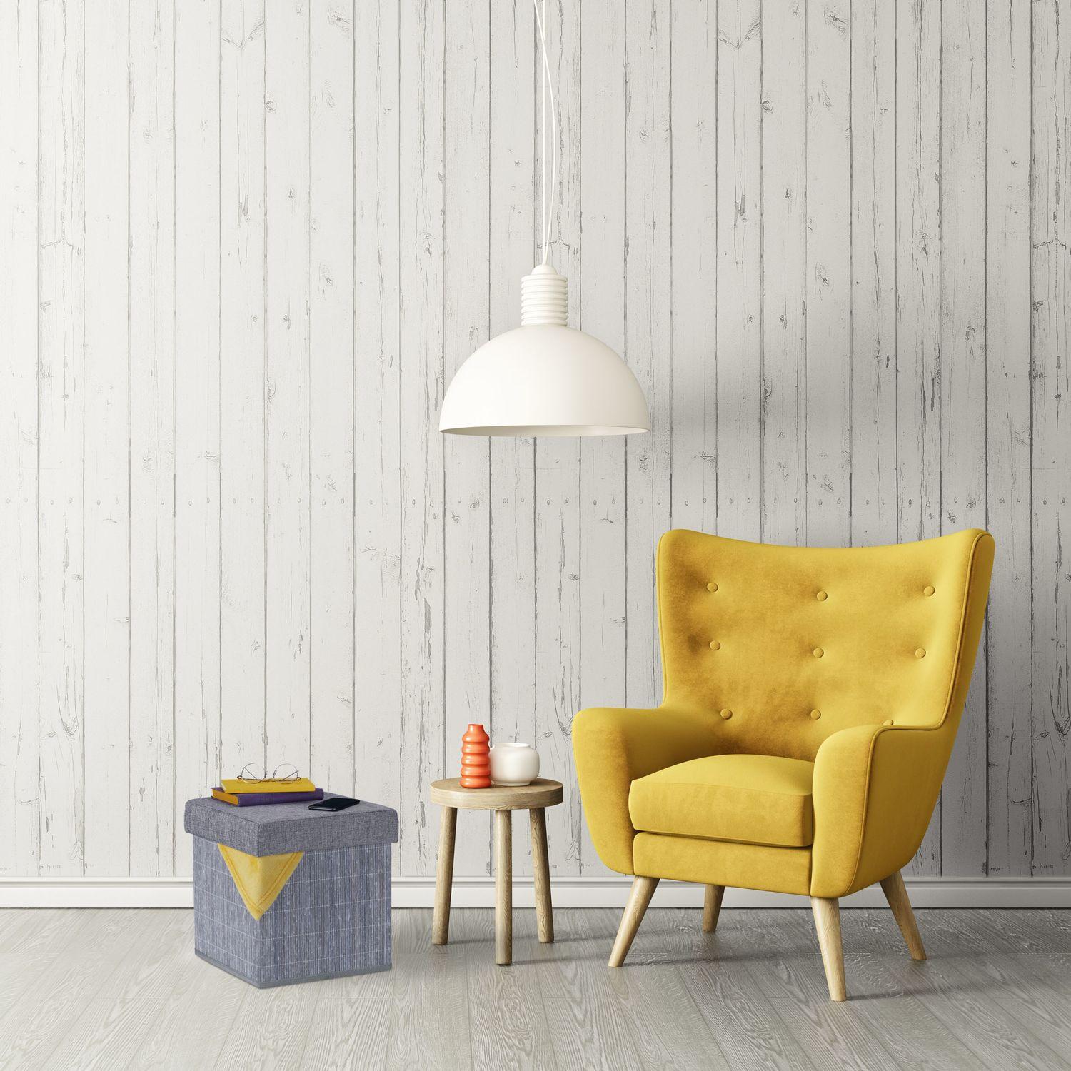 B2X Grauer Hocker mit Stauraum  