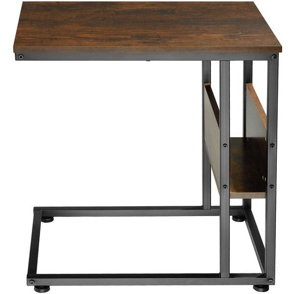 Tectake Table d’appoint WIGAN 55x36,5x60cm  
