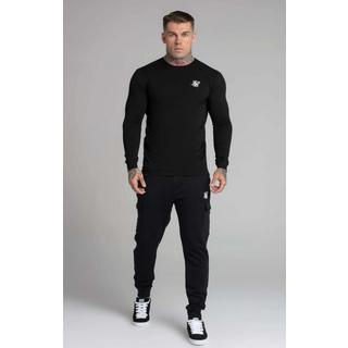 Sik Silk  Sweatshirts Black Essential Sweatshirt 