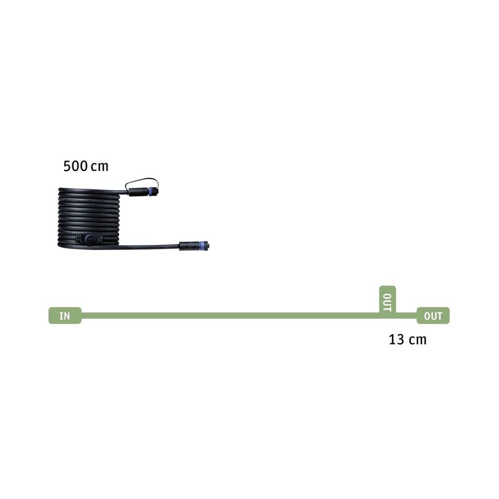Paulmann Câble Plug & Shine IP68 5 m avec deux prises de raccordement  