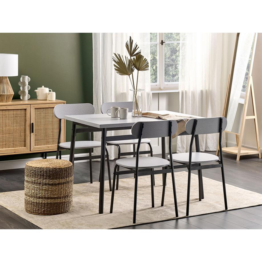 Beliani Esszimmer Set aus MDF-Platte  VELDEN  