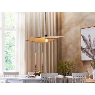 Beliani Lampe suspension en Bambou Boho GALANA  