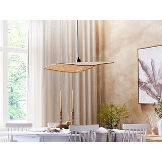 Beliani Lampe suspension en Bambou Boho GALANA  