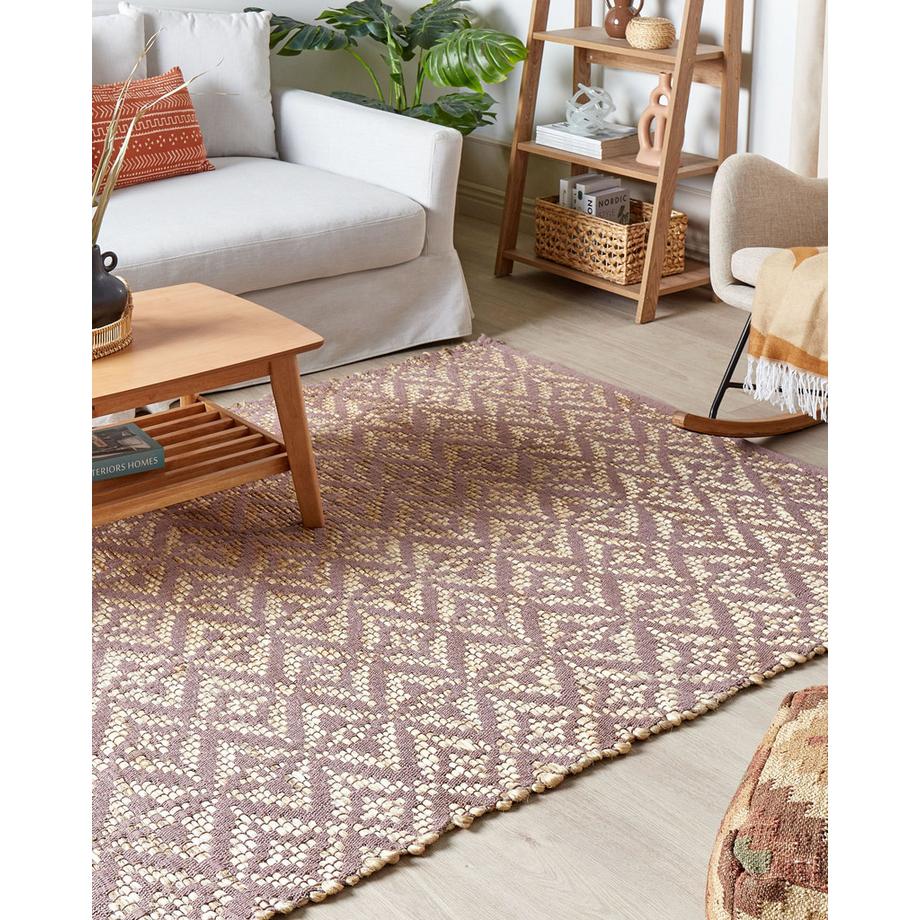 Beliani Tapis en Coton  GERZE  