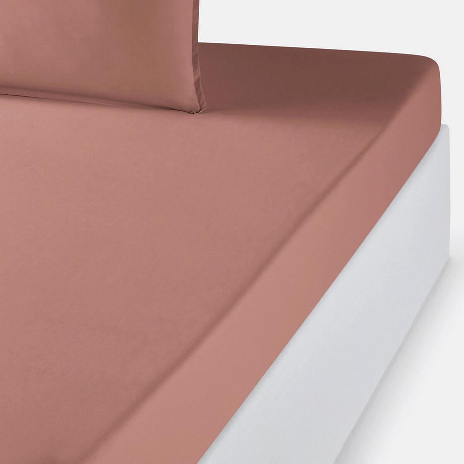 Drap housse enfant uni percale de coton biologique