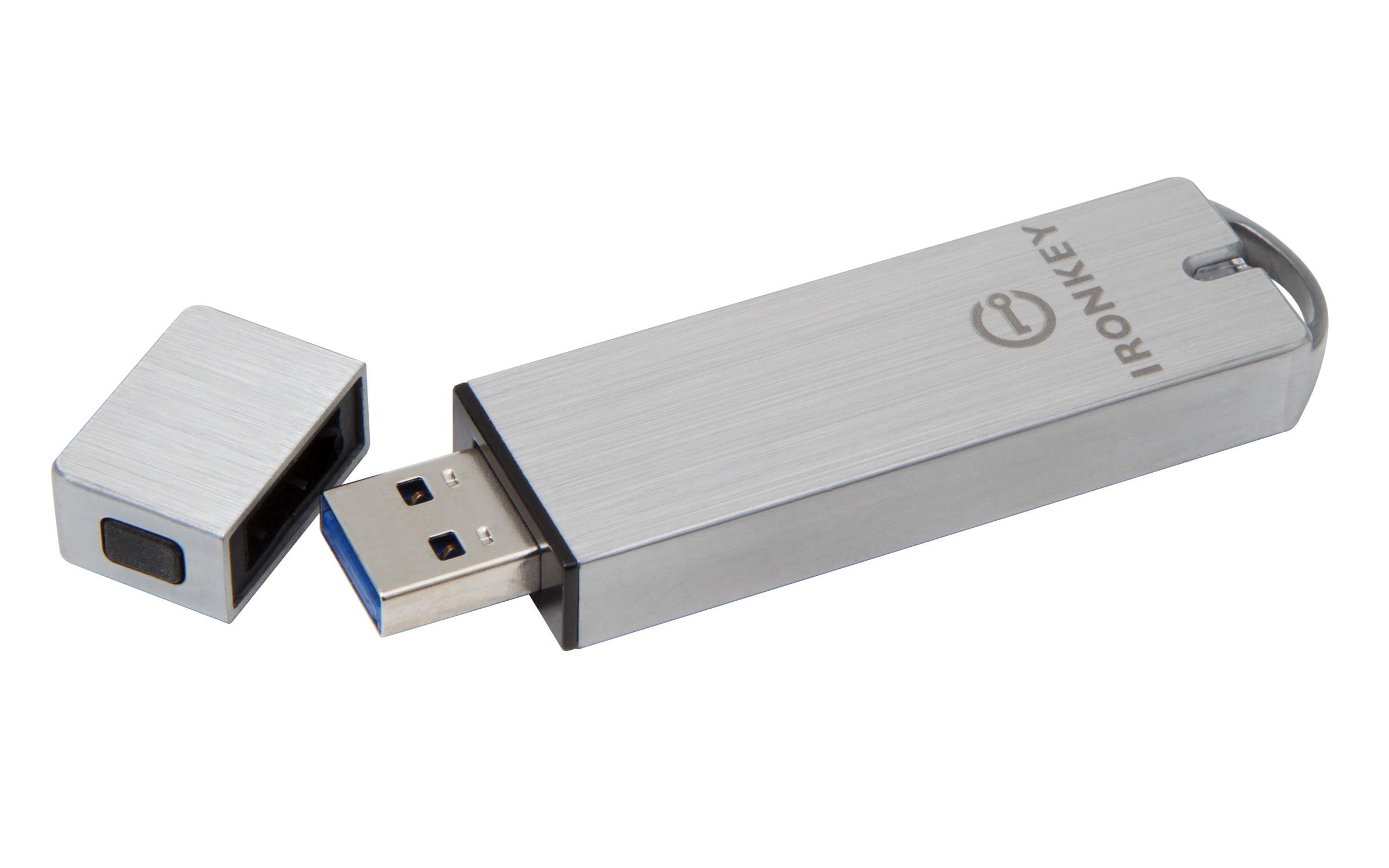 KINGSTON TECHNOLOGY  Kingston Technology IronKey 64GB Basic S1000 Encrypted USB 3.0 FIPS 140-2 Level 3 