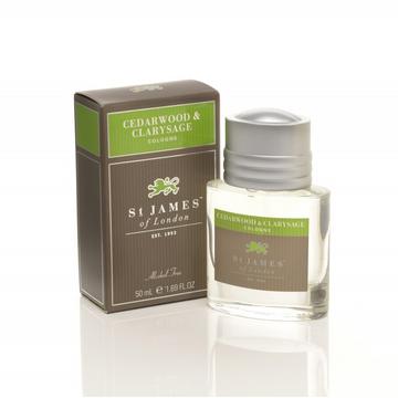 St. James of London - Cedarwood &amp; Clarysage Eau de Cologne