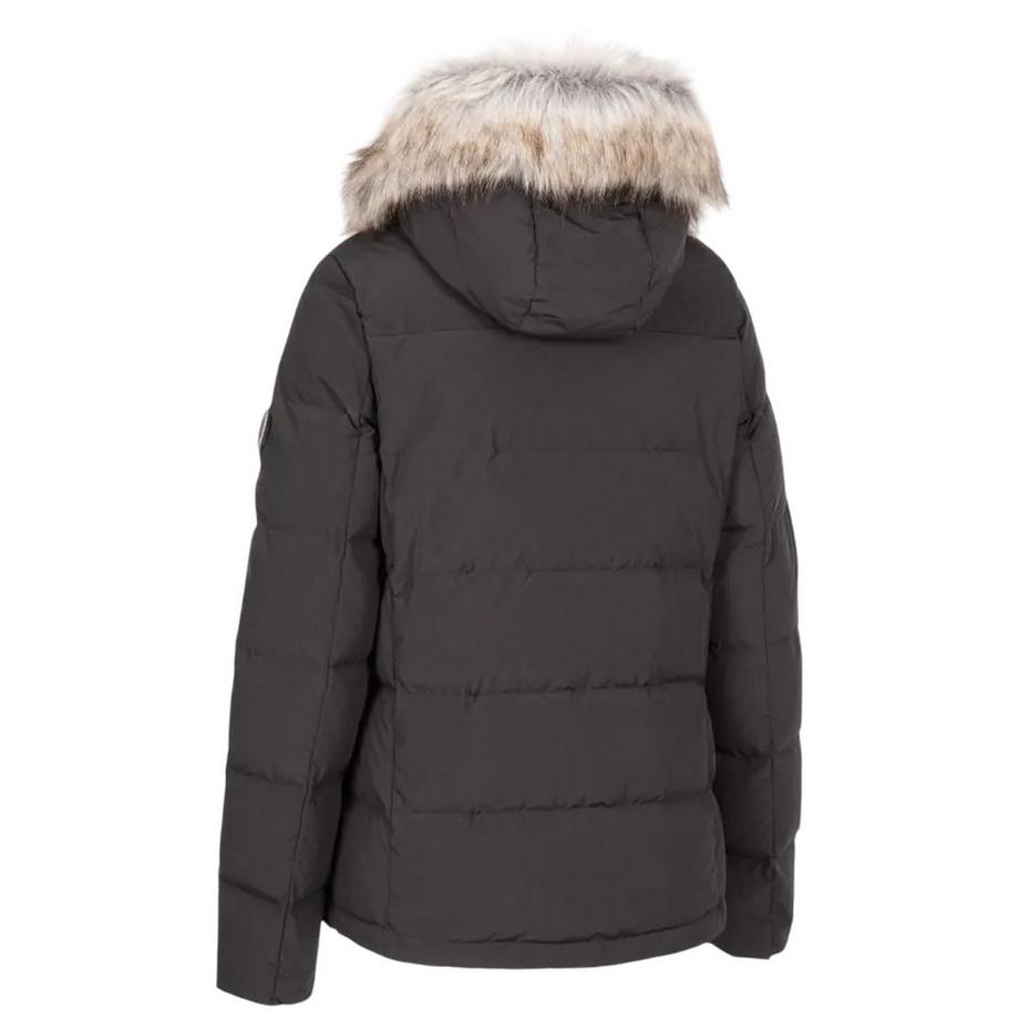 Trespass DLX Daunenjacke mit Kapuze und Kunstpelzbesatz  