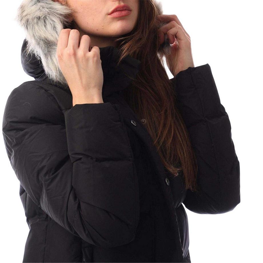 Trespass DLX Daunenjacke mit Kapuze und Kunstpelzbesatz  